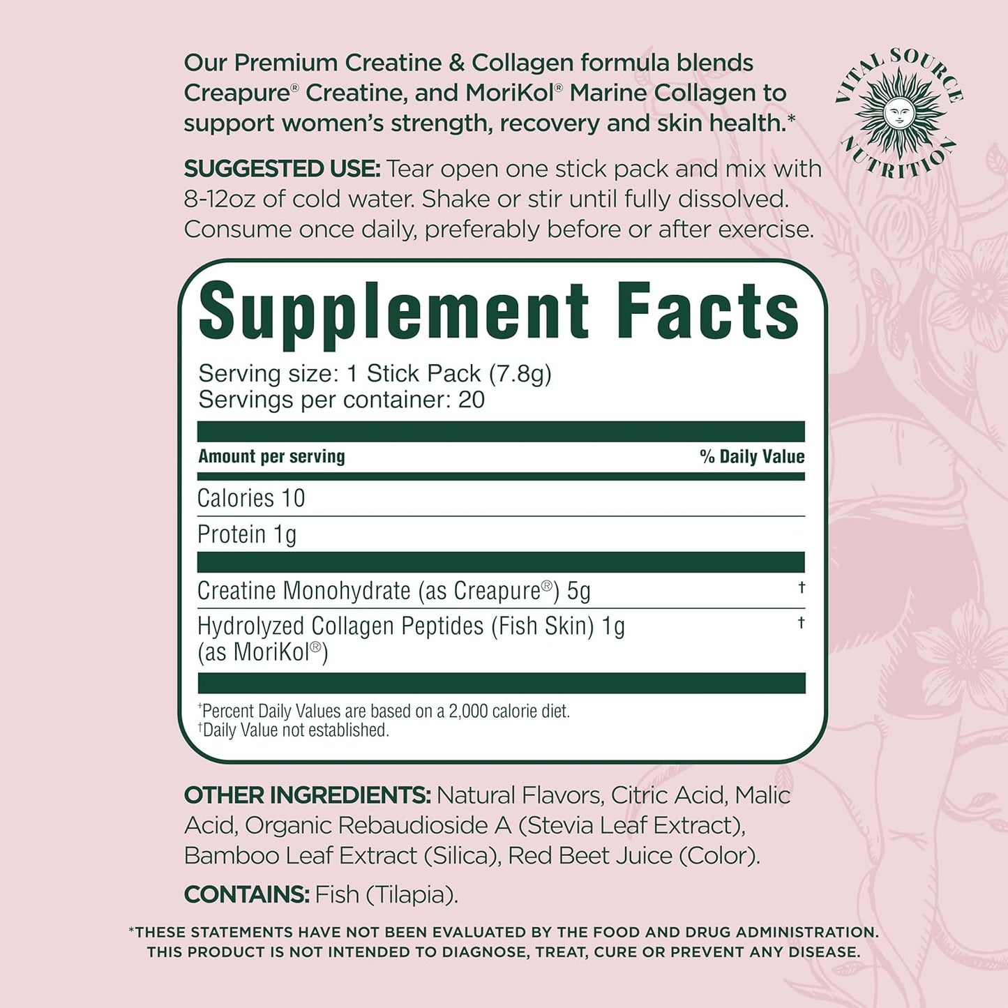 NEW Creatine & Collagen Stick Packs
